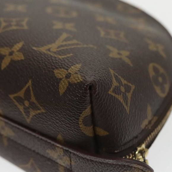 LOUIS VUITTON Monogram Trousse Demi Ronde Cosmetic Pouch M47520 LV Auth 100585 - Picture 15 of 16